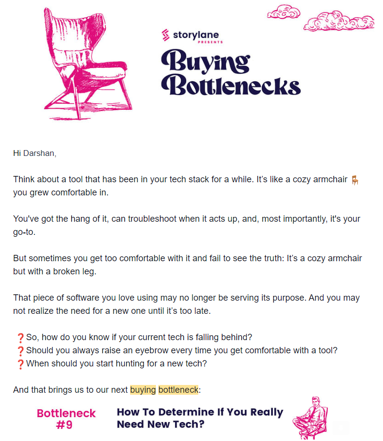 b2b newsletter storylane