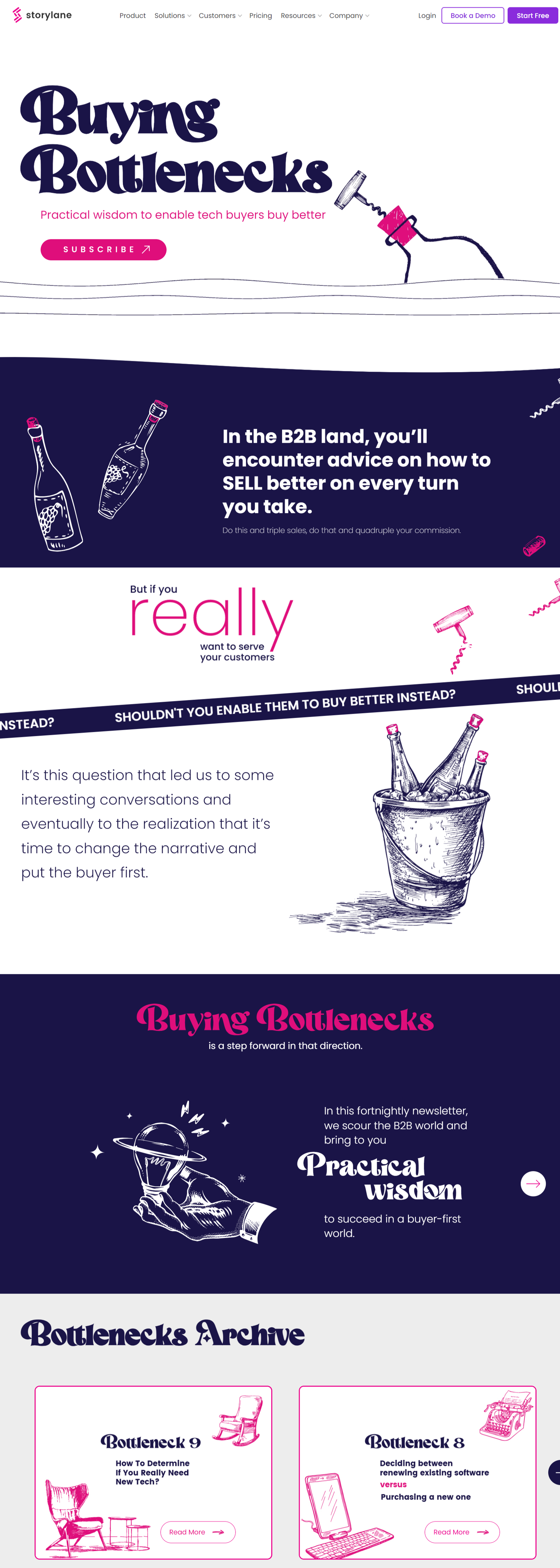 storylane newsletter B2B content